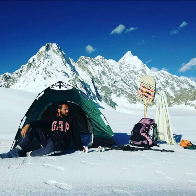 High-altitude camping in Gilgit-Baltistan